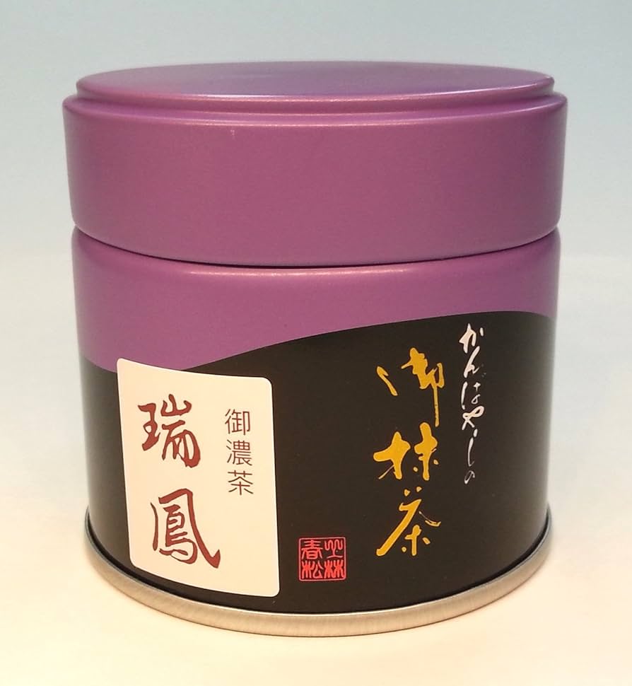 抹茶 濃茶 粉末 上林春松本店 瑞鳳 80g 御濃茶 瑞鳳 お点前用抹茶 上林春松本店 - Sazen Tea